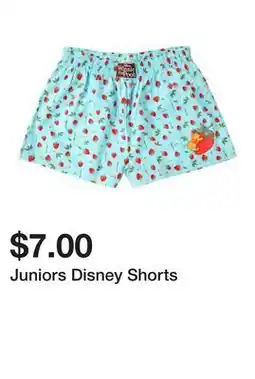 Five Below Juniors Disney Shorts offer