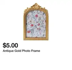 Five Below Antique Gold Photo Frame offer