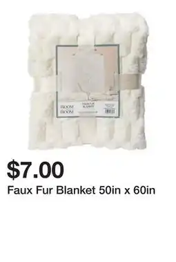 Five Below Faux Fur Blanket 50in x 60in offer