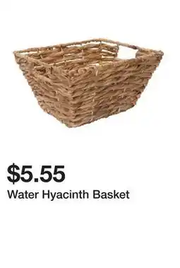 Five Below Water Hyacinth Basket offer