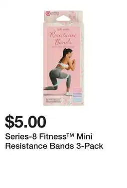 Five Below Series-8 Fitness Mini Resistance Bands 3-Pack offer
