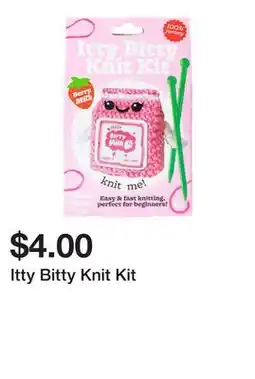Five Below Itty Bitty Knit Kit offer