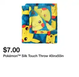 Five Below Pokémon Silk Touch Throw 40inx50in offer
