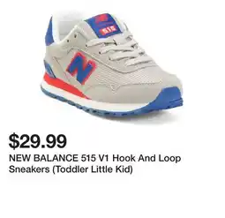 Marshalls NEW BALANCE 515 V1 Hook And Loop Sneakers (Toddler Little Kid) offer