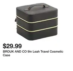 Marshalls BROUK AND CO 9in Leah Travel Cosmetic Case offer