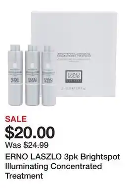 Marshalls ERNO LASZLO 3pk Brightspot Illuminating Concentrated Treatment offer