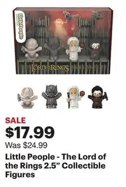 Best Buy Little People - The Lord of the Rings 2.5 Collectible Figures offer