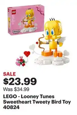 Best Buy LEGO - Looney Tunes Sweetheart Tweety Bird Toy 40824 offer