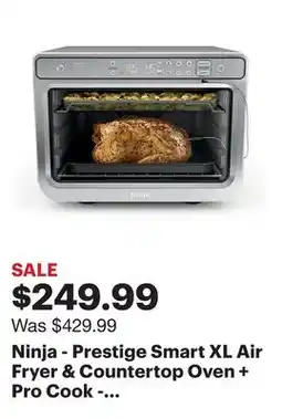 Best Buy Ninja - Prestige Smart XL Air Fryer & Countertop Oven + Pro Cook - Stainless Steel offer