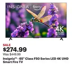 Best Buy Insignia - 65 Class F50 Series LED 4K UHD Smart Fire TV offer