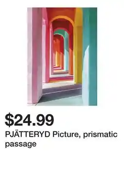 Ikea PJÄTTERYD Picture, prismatic passage offer