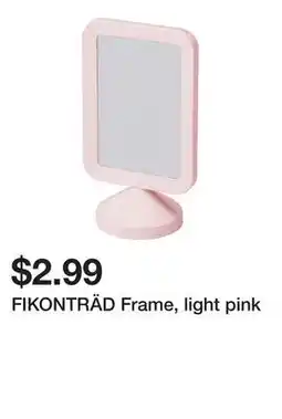 Ikea FIKONTRÄD Frame, light pink offer