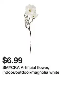 Ikea SMYCKA Artificial flower, indoor/outdoor/magnolia white offer