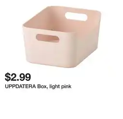 Ikea UPPDATERA Box, light pink offer