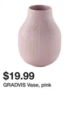 Ikea GRADVIS Vase, pink offer