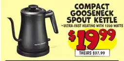 Ollie's COMPACT GOOSENECK SPOUT KETTLE offer