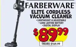 Ollie's ELITE CORDLESS VACUUM CLEANER offer
