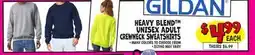 Ollie's GILDAN HEAVY BLEND UNISEX ADULT CREWNECK SWEATSHIRTS offer
