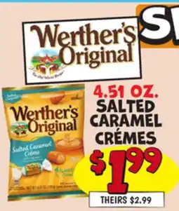Ollie's Werther's Original SALTED CARAMEL CRÉMES offer