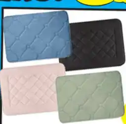 Ollie's 17 X 24 MEMORY FOAM BATH RUGS offer