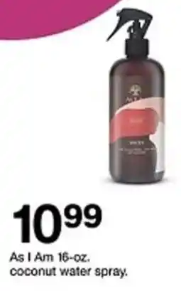 Target As I Am coconut water spray offer