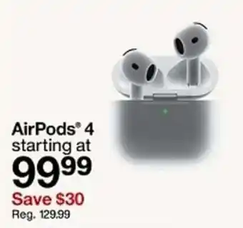 Target AirPods 4 offer
