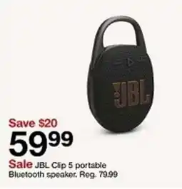 Target JBL Clip 5 portable Bluetooth speaker offer