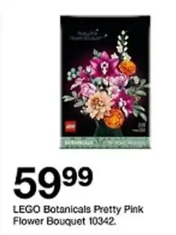 Target LEGO Botanicals Pretty Pink Flower Bouquet offer