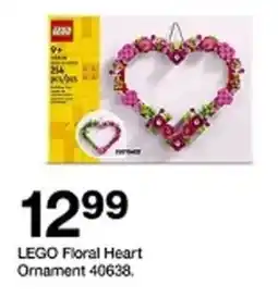 Target LEGO Floral Heart Ornament offer