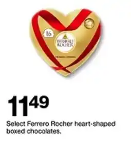 Target Select Ferrero Rocher heart-shaped boxed chocolates offer