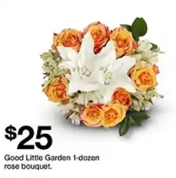 Target Good Little Garden 1-dozen rose bouquet offer
