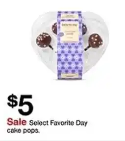 Target Select Favorite Day cake pops offer