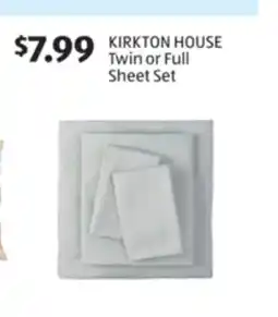 Aldi KIRKTON HOUSE Twin or Full Sheet Set offer