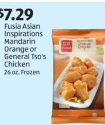 Aldi Fusia Asian Inspirations Mandarin Orange or General Tso's Chicken offer