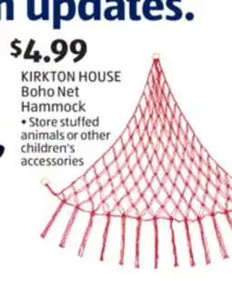Aldi KIRKTON HOUSE Boho Net Hammock offer