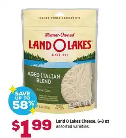 Grocery Outlet Land O Lakes Cheese, 6–8 oz offer