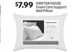 Aldi KIRKTON HOUSE Foam Core Support Bed Pillow offer