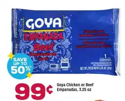 Grocery Outlet Goya Chicken or Beef Empanadas offer