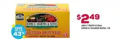 Grocery Outlet John F. Martin & Sons Salted or Unsalted Butter, 1 lb offer