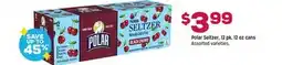 Grocery Outlet Polar Seltzer, 12 pk, 12 oz cans offer