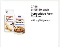 Walgreens Pepperidge Farm Cookies offer