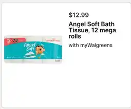 Walgreens Angel Soft Bath Tissue offer