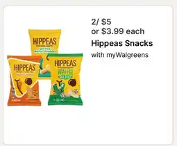 Walgreens Hippeas Snacks offer