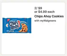 Walgreens Chips Ahoy Cookies offer
