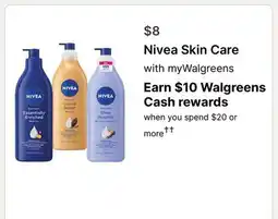 Walgreens Nivea Skin Care offer