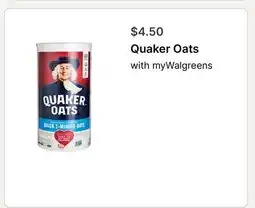 Walgreens Quaker Oats offer