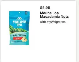 Walgreens Mauna Loa Macadamia Nuts offer