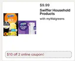 Walgreens Swiffer Household Products offer