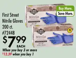 Smart & Final First Street Nitrile Gloves offer