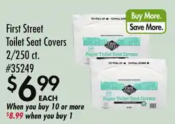 Smart & Final First Street Toilet Seat Covers offer